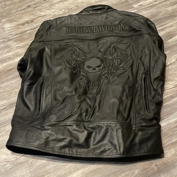 Men’s Harley-Davidson 2XL Tall Leather Riding Jacket